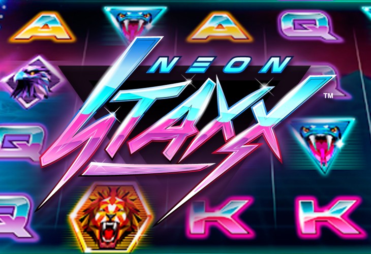 Neon Staxx - NetEnt slot at Pocket Win Casino Casino